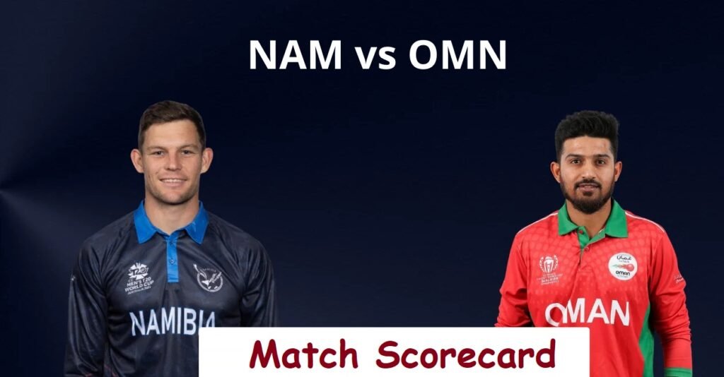 Namibia National Cricket Team vs Oman National Cricket Team Match Scorecard