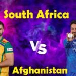 South Africa National Cricket Team vs Afghanistan National Cricket Team Matches