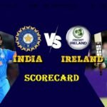 Ireland cricket team vs India national cricket team match scorecard